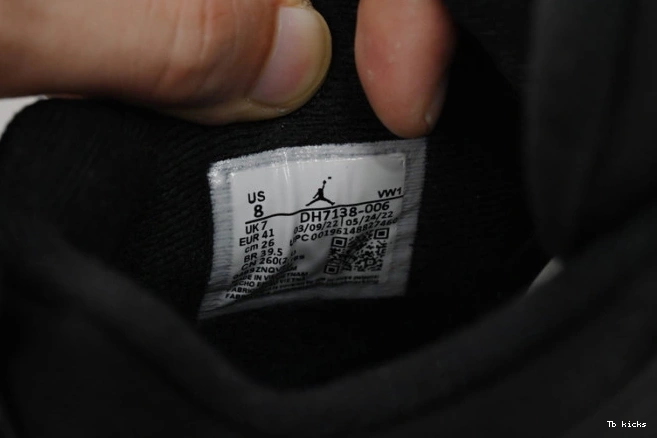 Cheap TBK Canvas Air 4 Black Jordan DH7138-006 0701